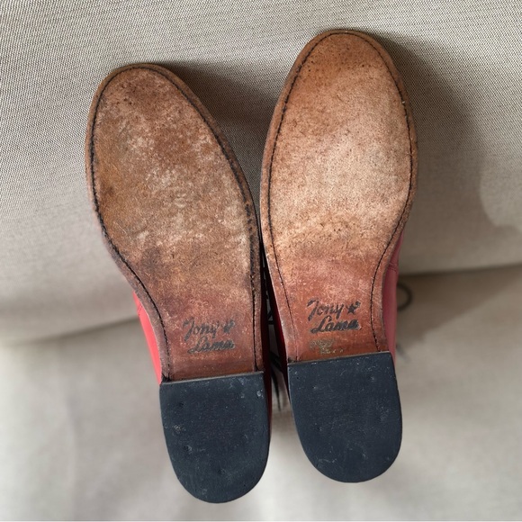 TONY LAMA Vintage Lace Up Tasseled Ropers - Picture 11 of 14